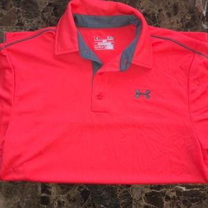 Under armor heat gear polo size small